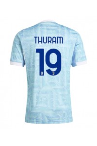 Juventus Khephren Thuram #19 Jalkapallovaatteet Vieraspaita 2025-26 Lyhythihainen